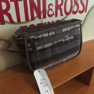 LUG - Parasail Cosmetic Case in Brushed Pearl - NWT